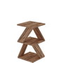 Hanah Home Mesa auxiliar Albeni Atlantic Pine Pino Atlantico Tablero de Partículas Melamina 29.6x54.2x29.6 cm